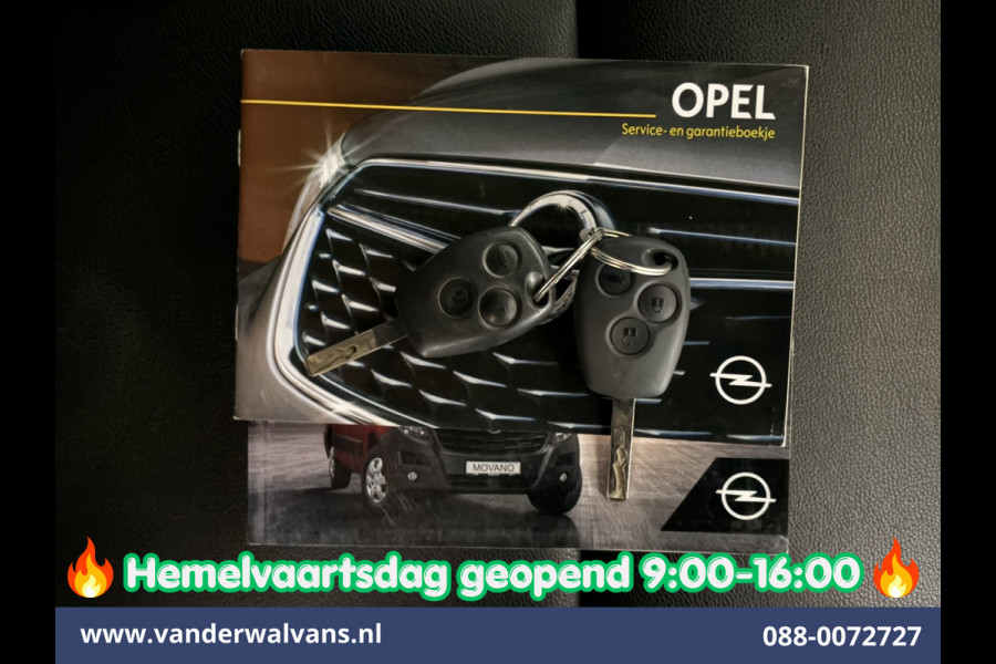 Opel Movano 2.3 Turbo 150pk L2H2 Euro6 Airco | Leder | 2500kg Trekhaak | Navigatie | Camera cruisecontrol, parkeersensoren, LED, bijrijdersbank