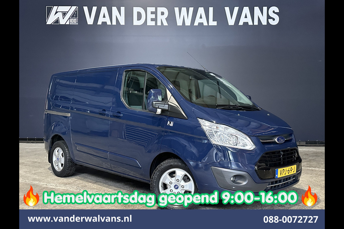 Ford Transit Custom 2.0 TDCI 131pk Automaat L1H1 Euro6 Airco | Camera | Navigatie | Cruisecontrol 2x Zijdeur, L&M velgen, Verwarmde voorruit, Parkeersensoren, Bijrijdersbank