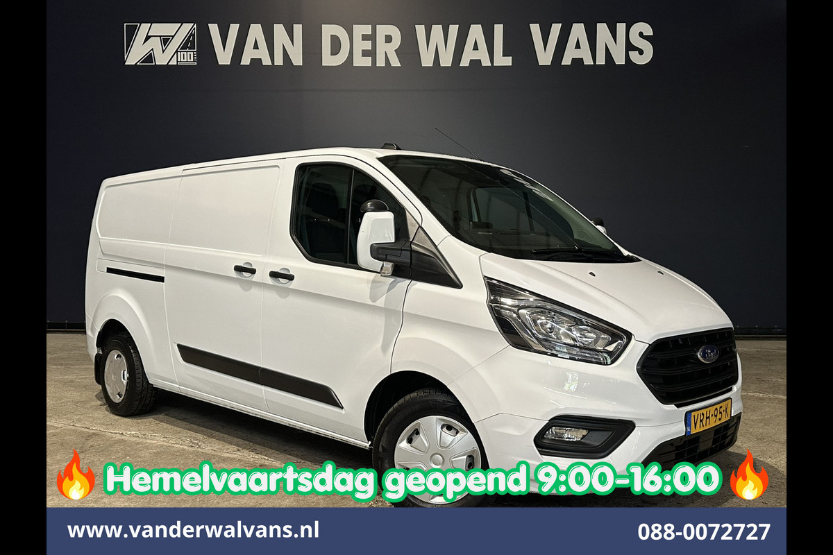 Ford Transit Custom 2.0 TDCI 130pk L2H1 *Rijklaar Direct Rijden* Euro6 Airco | Camera | LED | Cruisecontrol | Stoelverwarming Verwarmde voorruit, Parkeersensoren, Bijrijdersbank, 2800kg trekvermogen