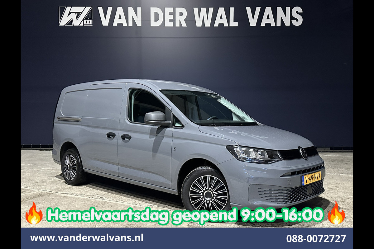 Volkswagen Caddy Cargo Maxi 2.0 TDI 102pk L2H1 Fabrieksgarantie Euro6 Airco | Camera | Apple Carplay | Bumper in de kleur Android Auto, Zijdeur
