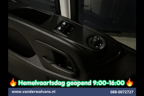 Iveco Daily 35C16H 157pk Dubbel Lucht Bakwagen 4.35m lang Laadklep Euro6 Airco | 980kg laadvermogen Bijrijdersbank