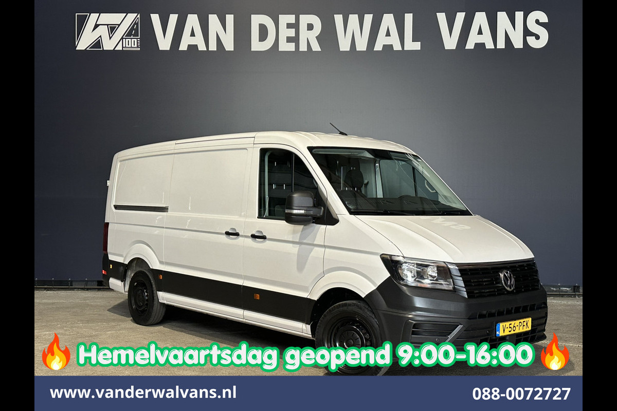Volkswagen Crafter 2.0 TDI 141pk L3H2 L2H1 Euro6 Airco | Apple Carplay | Android Auto | Cruisecontrol Parkeersensoren, Bijrijdersbank, 3000kg trekvermogen