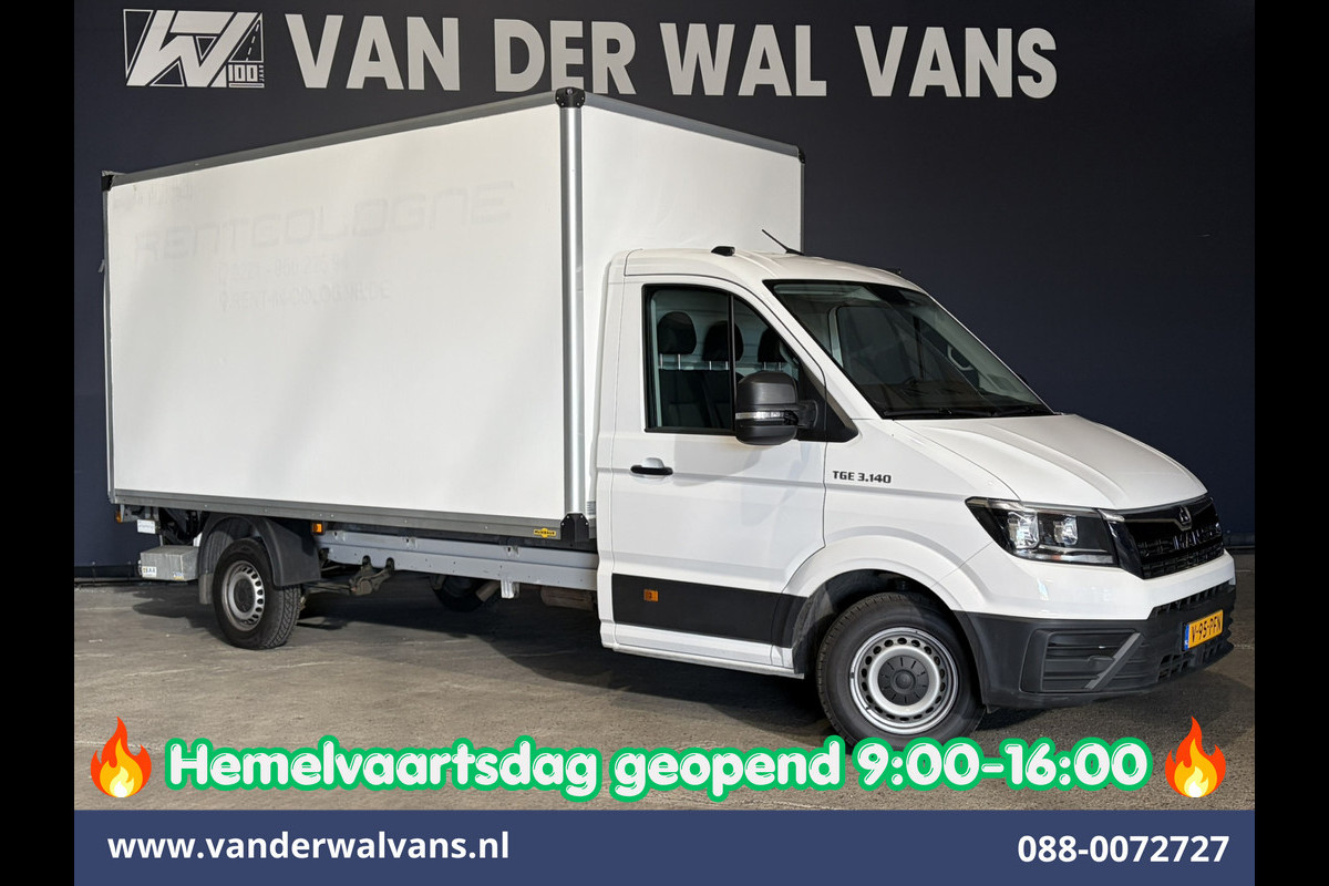 Volkswagen Crafter 2.0 141pk Bakwagen Laadklep Euro6 Airco | Apple Carplay | Android Auto Bijrijdersbank, 969kg laadvermogen