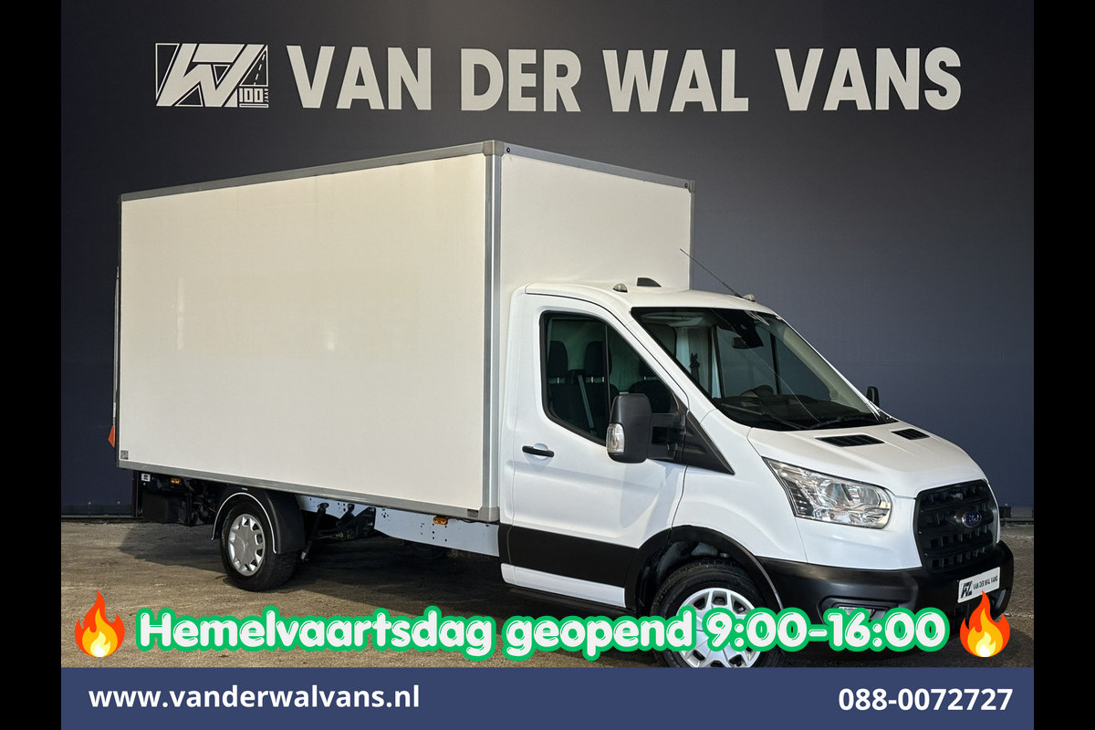 Ford Transit 2.0 TDCI 160pk Bakwagen Laadklep Euro6 Airco | Lat om lat Betimmering | Cruisecontrol Verwarmde voorruit, Bijrijdersbank, 1231kg laadvermogen