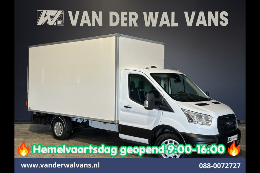 Ford Transit 2.0 TDCI 160pk Bakwagen Laadklep Euro6 Airco | Lat om lat Betimmering | Cruisecontrol Verwarmde voorruit, Bijrijdersbank, 1231kg laadvermogen