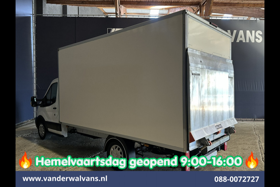 Ford Transit 2.0 TDCI 160pk Bakwagen Laadklep Euro6 Airco | Lat om lat Betimmering | Cruisecontrol Verwarmde voorruit, Bijrijdersbank, 1231kg laadvermogen