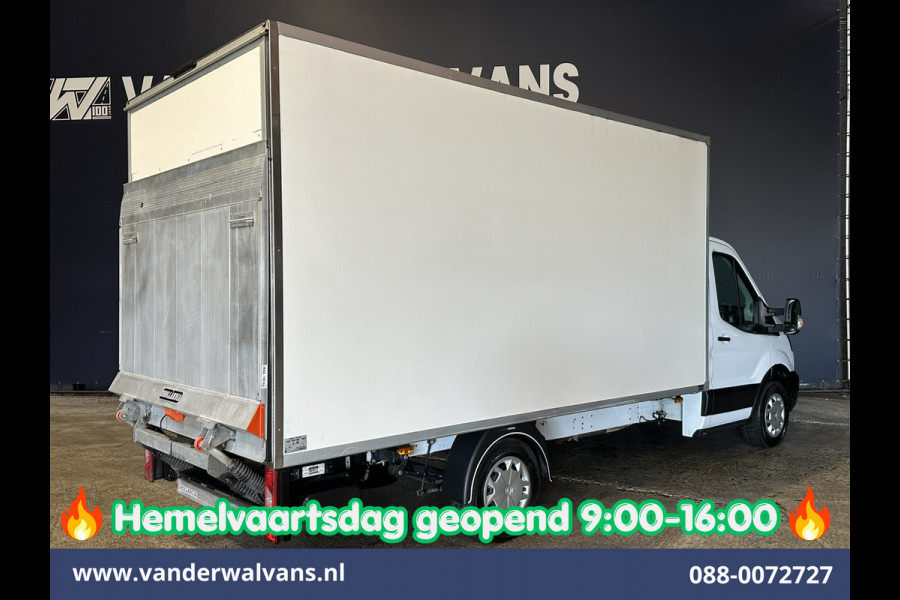 Ford Transit 2.0 TDCI 160pk Bakwagen Laadklep Euro6 Airco | Lat om lat Betimmering | Cruisecontrol Verwarmde voorruit, Bijrijdersbank, 1231kg laadvermogen