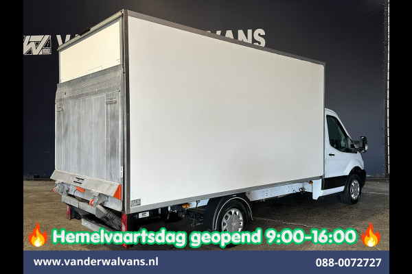 Ford Transit 2.0 TDCI 160pk Bakwagen Laadklep Euro6 Airco | Lat om lat Betimmering | Cruisecontrol Verwarmde voorruit, Bijrijdersbank, 1231kg laadvermogen