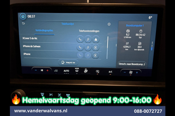 Ford Transit Custom 2.0 TDCI 136pk L2H1 Euro6 Airco | Camera | Apple Carplay | LED | Cruisecontrol | Verwarmde voorruit Android Auto, Parkeersensoren, Bijrijdersbank, 2800kg trekvermogen