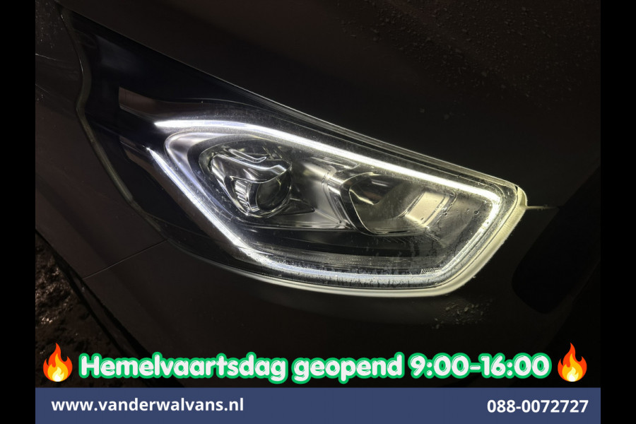 Ford Transit Custom 2.0 TDCI 131pk L2H1 Dubbele Cabine Euro6 Airco | 6-Zits | LED | Cruisecontrol | Parkeersensoren Achterklep, 2800kg trekvermogen