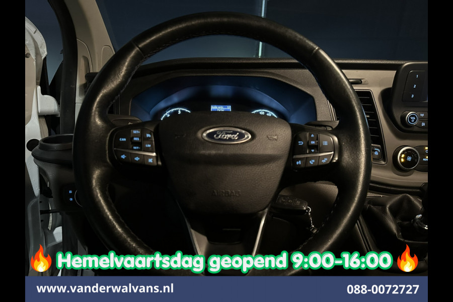 Ford Transit Custom 2.0 TDCI 131pk L2H1 Dubbele Cabine Euro6 Airco | 6-Zits | LED | Cruisecontrol | Parkeersensoren Achterklep, 2800kg trekvermogen