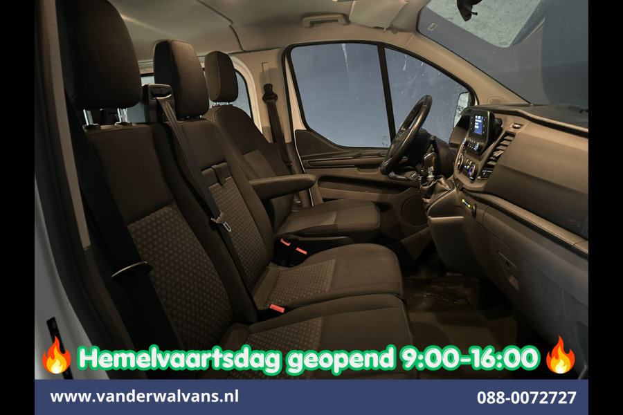 Ford Transit Custom 2.0 TDCI 131pk L2H1 Dubbele Cabine Euro6 Airco | 6-Zits | LED | Cruisecontrol | Parkeersensoren Achterklep, 2800kg trekvermogen
