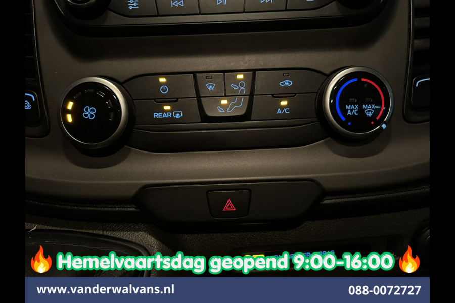 Ford Transit Custom 2.0 TDCI 131pk L2H1 Dubbele Cabine Euro6 Airco | 6-Zits | LED | Cruisecontrol | Parkeersensoren Achterklep, 2800kg trekvermogen
