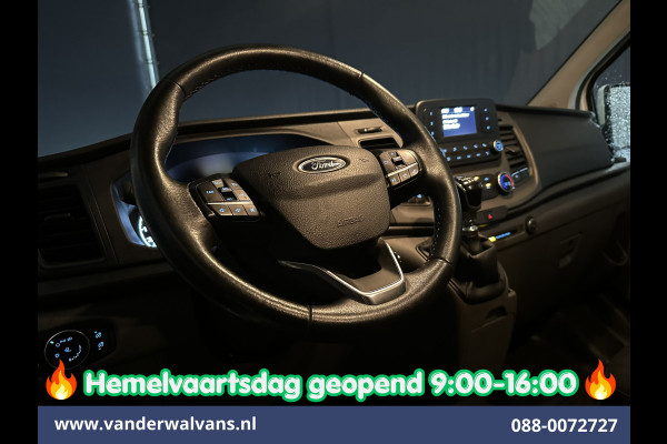 Ford Transit Custom 2.0 TDCI 131pk L2H1 Dubbele Cabine Euro6 Airco | 6-Zits | LED | Cruisecontrol | Parkeersensoren Achterklep, 2800kg trekvermogen