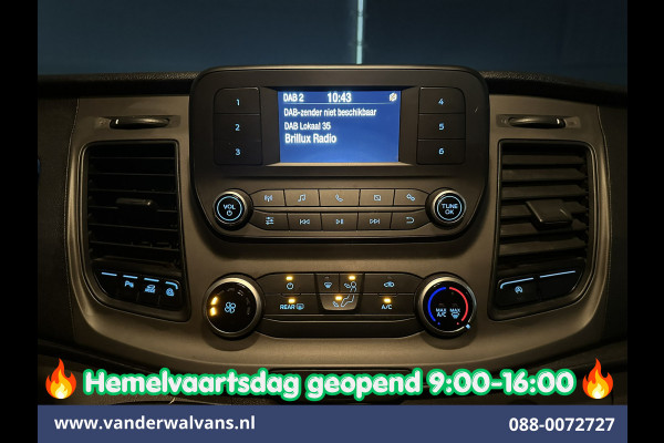 Ford Transit Custom 2.0 TDCI 131pk L2H1 Dubbele Cabine Euro6 Airco | 6-Zits | LED | Cruisecontrol | Parkeersensoren Achterklep, 2800kg trekvermogen