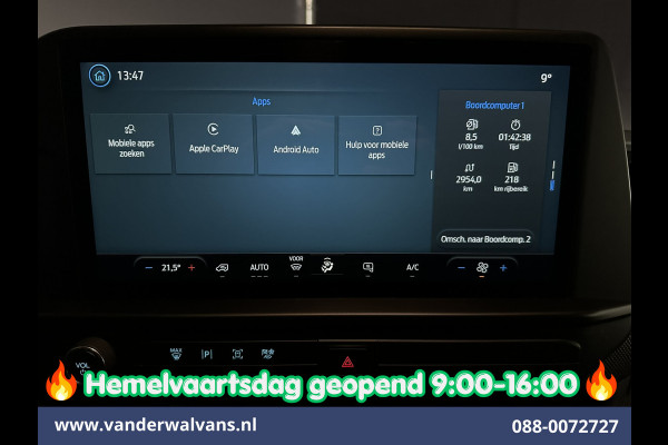 Ford Transit Custom 2.0 TDCI 136pk L2H1 Fabrieksgarantie Euro6 Airco | Camera | LED | Apple Carplay | Cruisecontrol Android Auto, Leder, Verwarmde voorruit, Parkeersensoren, Bijrijdersbank, 2740kg trekvermogen