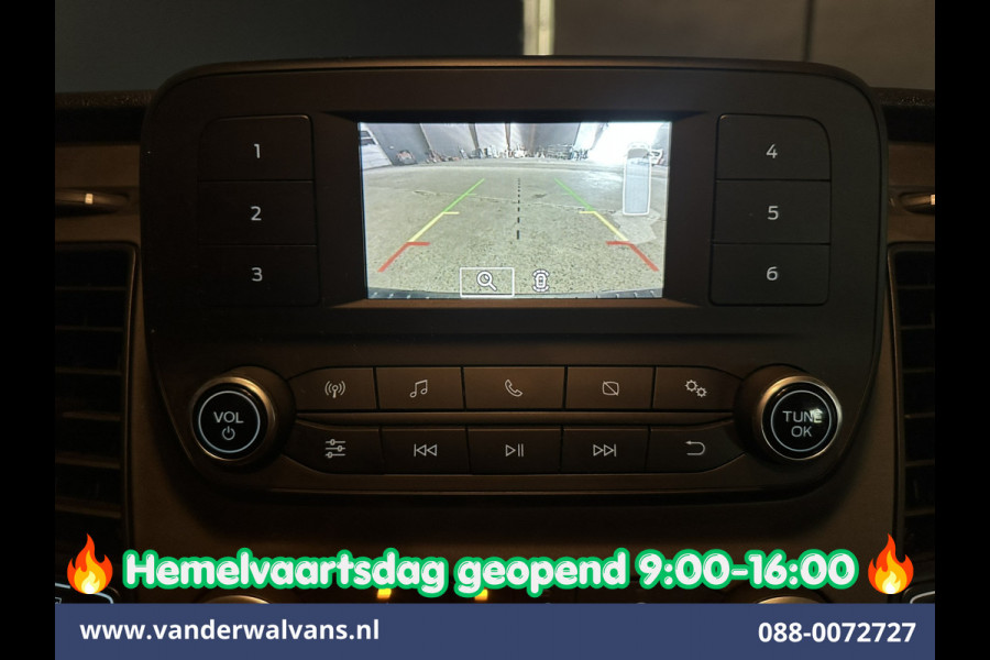 Ford Transit Custom 2.0 TDCI 131pk L2H1 Dubbele Cabine Inrichting Euro6 Airco | 5-Zits | Camera | Cruisecontrol | LED Parkeersensoren, Stoelverwarming, Achterklep, Dakdragers, 2800kg trekvermogen