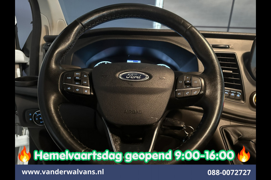 Ford Transit Custom 2.0 TDCI 131pk L2H1 Dubbele Cabine Inrichting Euro6 Airco | 5-Zits | Camera | Cruisecontrol | LED Parkeersensoren, Stoelverwarming, Achterklep, Dakdragers, 2800kg trekvermogen
