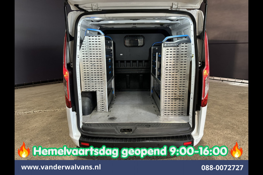 Ford Transit Custom 2.0 TDCI 131pk L2H1 Dubbele Cabine Inrichting Euro6 Airco | 5-Zits | Camera | Cruisecontrol | LED Parkeersensoren, Stoelverwarming, Achterklep, Dakdragers, 2800kg trekvermogen