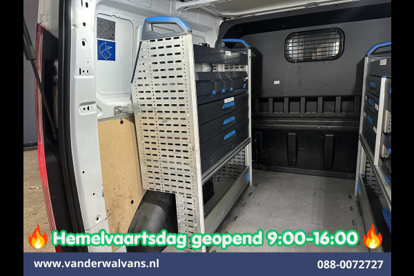 Ford Transit Custom 2.0 TDCI 131pk L2H1 Dubbele Cabine Inrichting Euro6 Airco | 5-Zits | Camera | Cruisecontrol | LED Parkeersensoren, Stoelverwarming, Achterklep, Dakdragers, 2800kg trekvermogen