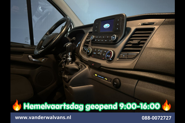 Ford Transit Custom 2.0 TDCI 131pk L2H1 Dubbele Cabine Inrichting Euro6 Airco | 5-Zits | Camera | Cruisecontrol | LED Parkeersensoren, Stoelverwarming, Achterklep, Dakdragers, 2800kg trekvermogen