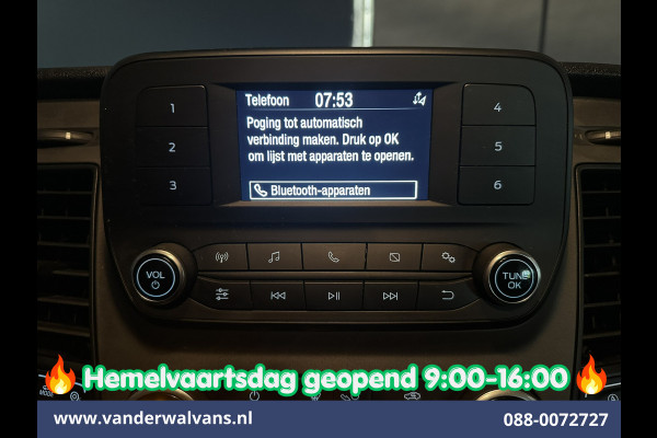 Ford Transit Custom 2.0 TDCI 131pk L2H1 Dubbele Cabine Inrichting Euro6 Airco | 5-Zits | Camera | Cruisecontrol | LED Parkeersensoren, Stoelverwarming, Achterklep, Dakdragers, 2800kg trekvermogen