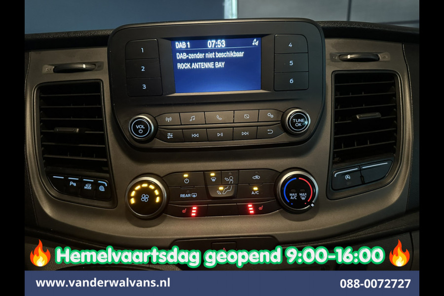 Ford Transit Custom 2.0 TDCI 131pk L2H1 Dubbele Cabine Inrichting Euro6 Airco | 5-Zits | Camera | Cruisecontrol | LED Parkeersensoren, Stoelverwarming, Achterklep, Dakdragers, 2800kg trekvermogen