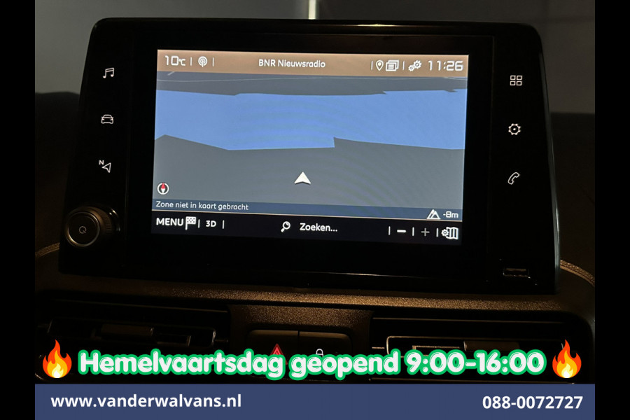 Citroën Berlingo 1.5 BlueHDI 131pk Automaat L1H1 Euro6 Airco | 3-Zits | Navigatie | Camera | Apple Carplay Android Auto, Cruisecontrol, Parkeersensoren, Bijrijdersbank