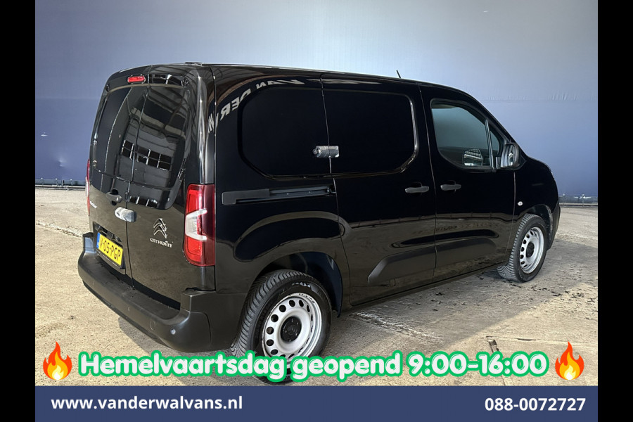 Citroën Berlingo 1.5 BlueHDI 131pk Automaat L1H1 Euro6 Airco | 3-Zits | Navigatie | Camera | Apple Carplay Android Auto, Cruisecontrol, Parkeersensoren, Bijrijdersbank