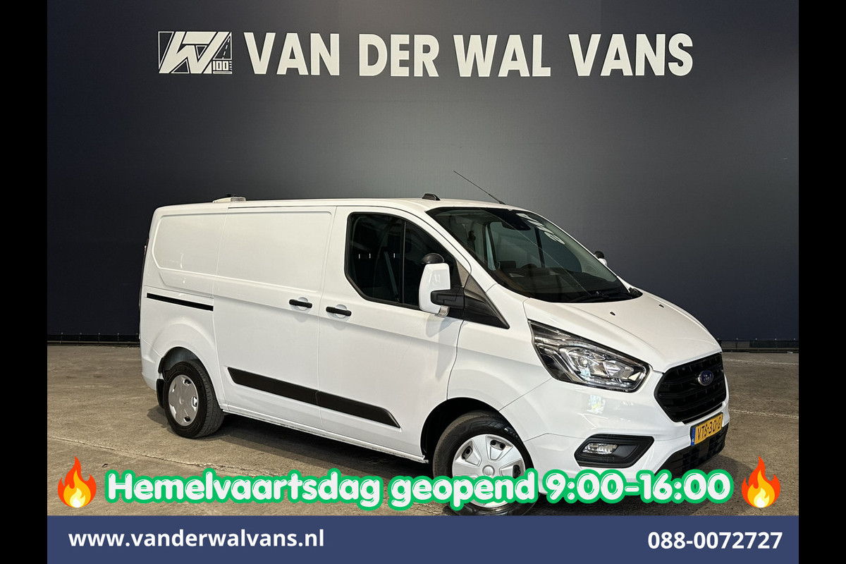 Ford Transit Custom 2.0 TDCI L1H1 Inrichting Euro6 Airco | Camera | LED | Cruisecontrol | Stoelverwarming | 2500kg Trekhaak Verwarmde voorruit, Parkeersensoren, Bijrijdersbank