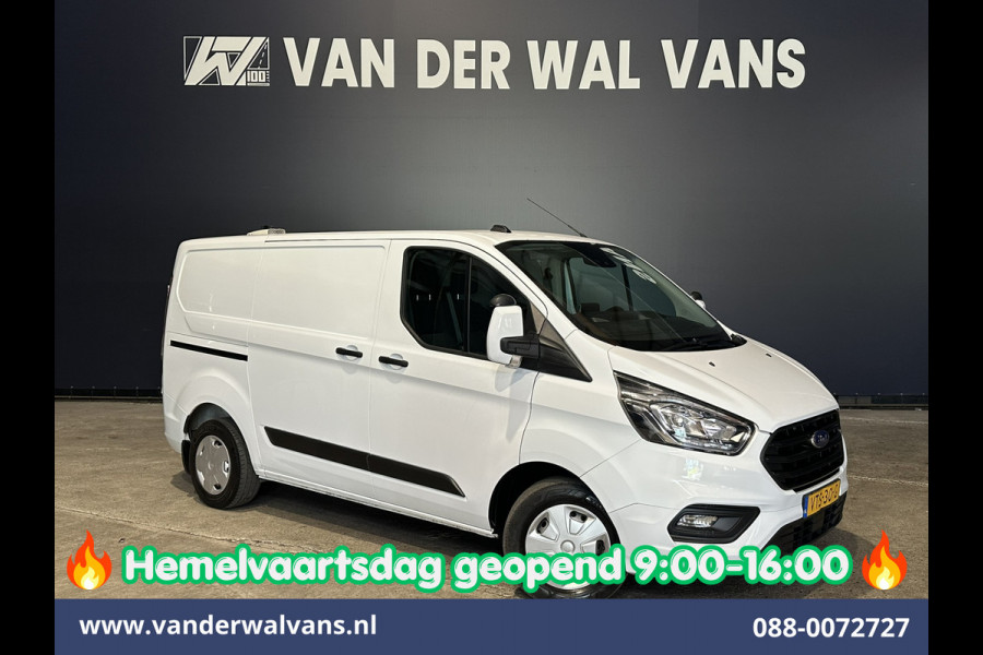 Ford Transit Custom 2.0 TDCI L1H1 Inrichting Euro6 Airco | Camera | LED | Cruisecontrol | Stoelverwarming | 2500kg Trekhaak Verwarmde voorruit, Parkeersensoren, Bijrijdersbank