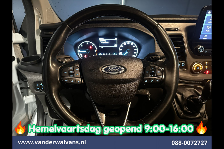 Ford Transit Custom 2.0 TDCI L1H1 Inrichting Euro6 Airco | Camera | LED | Cruisecontrol | Stoelverwarming | 2500kg Trekhaak Verwarmde voorruit, Parkeersensoren, Bijrijdersbank