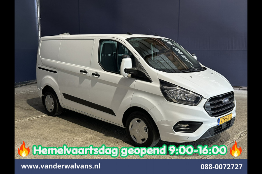 Ford Transit Custom 2.0 TDCI L1H1 Inrichting Euro6 Airco | Camera | LED | Cruisecontrol | Stoelverwarming | 2500kg Trekhaak Verwarmde voorruit, Parkeersensoren, Bijrijdersbank