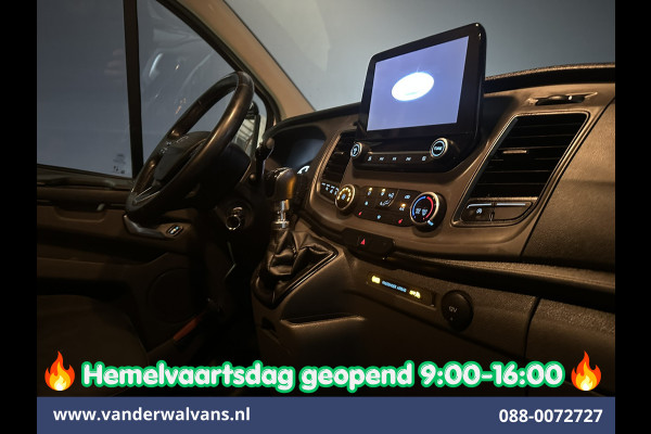 Ford Transit Custom 2.0 TDCI L1H1 Inrichting Euro6 Airco | Camera | LED | Cruisecontrol | Stoelverwarming | 2500kg Trekhaak Verwarmde voorruit, Parkeersensoren, Bijrijdersbank