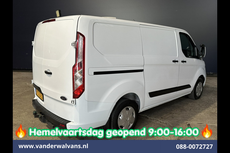 Ford Transit Custom 2.0 TDCI L1H1 Inrichting Euro6 Airco | Camera | LED | Cruisecontrol | Stoelverwarming | 2500kg Trekhaak Verwarmde voorruit, Parkeersensoren, Bijrijdersbank