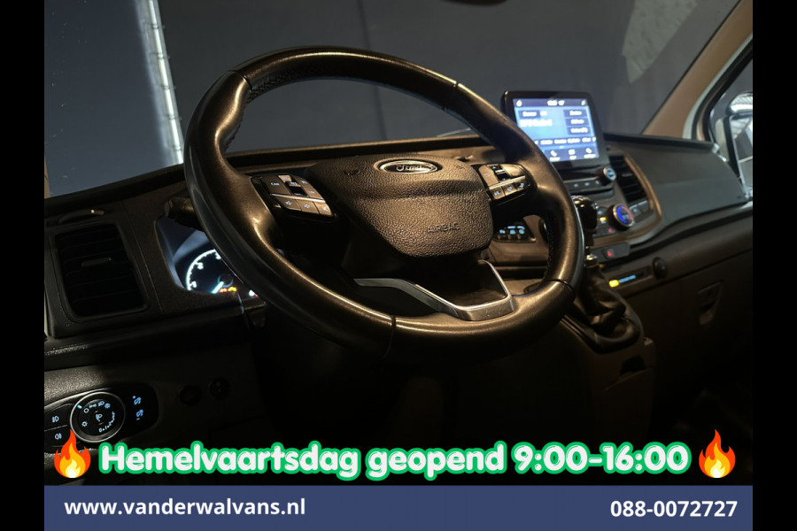 Ford Transit Custom 2.0 TDCI L1H1 Inrichting Euro6 Airco | Camera | LED | Cruisecontrol | Stoelverwarming | 2500kg Trekhaak Verwarmde voorruit, Parkeersensoren, Bijrijdersbank