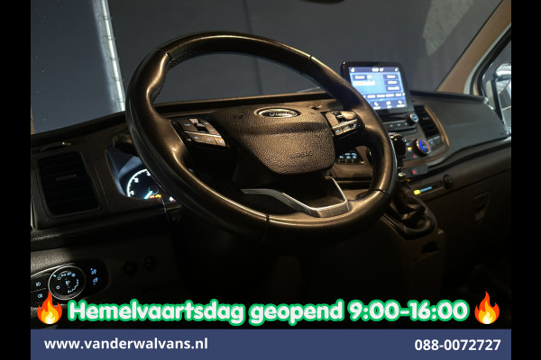 Ford Transit Custom 2.0 TDCI L1H1 Inrichting Euro6 Airco | Camera | LED | Cruisecontrol | Stoelverwarming | 2500kg Trekhaak Verwarmde voorruit, Parkeersensoren, Bijrijdersbank