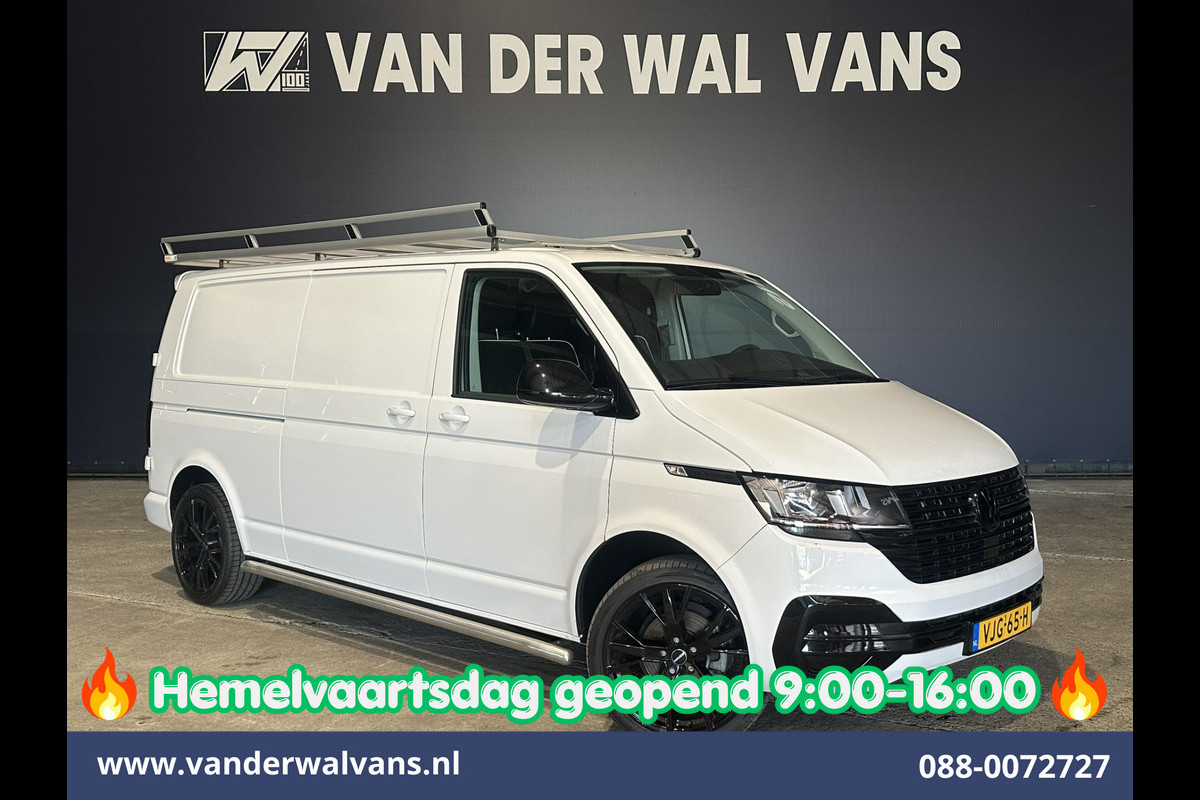 Volkswagen Transporter 2.0 TDI R line L2H1 Euro6 Airco | Camera | LM Velgen | Leder | Imperiaal | Apple Carplay Android Auto, Sidebars, Bijrijdersbank
