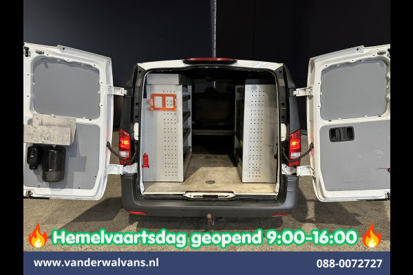 Mercedes-Benz Vito 116 CDI 164pk Automaat L3H1 Dubbele Cabine inrichting Euro6 Airco | 5-Zits | Camera | Apple Carplay 2500kg trekhaak, Cruisecontrol, Android Auto, Parkeersensoren