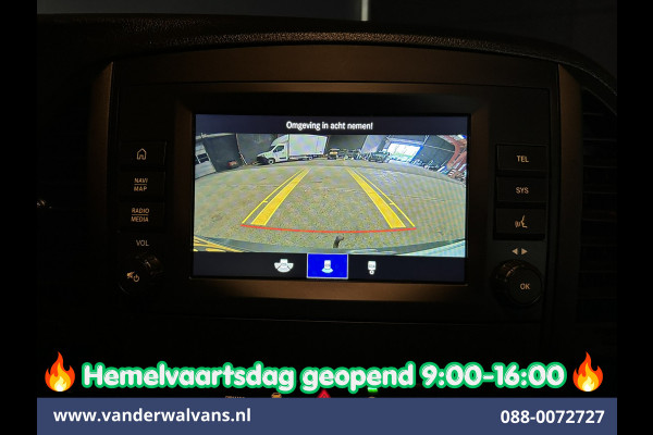 Mercedes-Benz Vito 116 CDI 164pk Automaat L3H1 Dubbele Cabine inrichting Euro6 Airco | 5-Zits | Camera | Apple Carplay 2500kg trekhaak, Cruisecontrol, Android Auto, Parkeersensoren