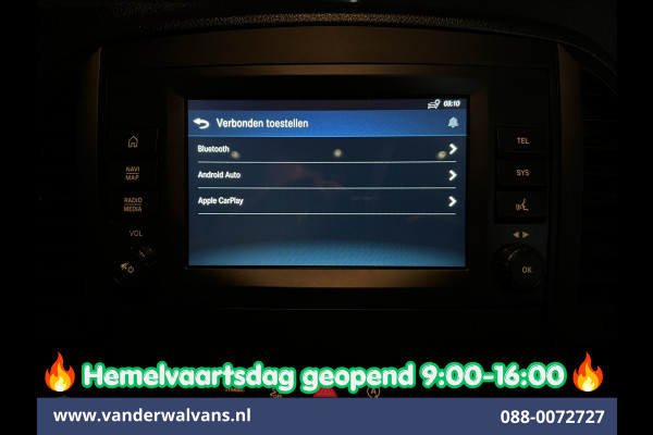 Mercedes-Benz Vito 116 CDI 164pk Automaat L3H1 Dubbele Cabine inrichting Euro6 Airco | 5-Zits | Camera | Apple Carplay 2500kg trekhaak, Cruisecontrol, Android Auto, Parkeersensoren