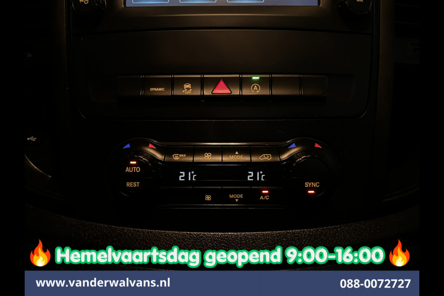 Mercedes-Benz Vito 116 CDI 164pk Automaat L3H1 Dubbele Cabine inrichting Euro6 Airco | 5-Zits | Camera | Apple Carplay 2500kg trekhaak, Cruisecontrol, Android Auto, Parkeersensoren