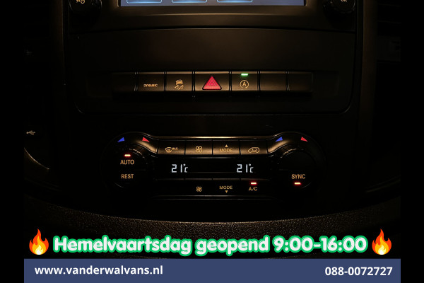 Mercedes-Benz Vito 116 CDI 164pk Automaat L3H1 Dubbele Cabine inrichting Euro6 Airco | 5-Zits | Camera | Apple Carplay 2500kg trekhaak, Cruisecontrol, Android Auto, Parkeersensoren