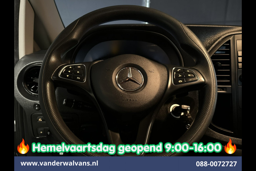 Mercedes-Benz Vito 116 CDI 164pk Automaat L3H1 Dubbele Cabine inrichting Euro6 Airco | 5-Zits | Camera | Apple Carplay 2500kg trekhaak, Cruisecontrol, Android Auto, Parkeersensoren
