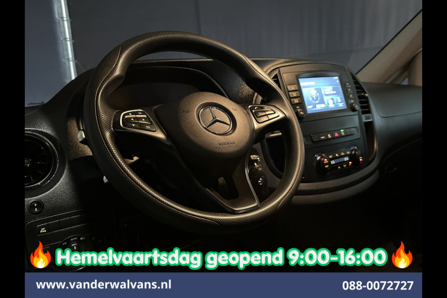 Mercedes-Benz Vito 116 CDI 164pk Automaat L3H1 Dubbele Cabine inrichting Euro6 Airco | 5-Zits | Camera | Apple Carplay 2500kg trekhaak, Cruisecontrol, Android Auto, Parkeersensoren