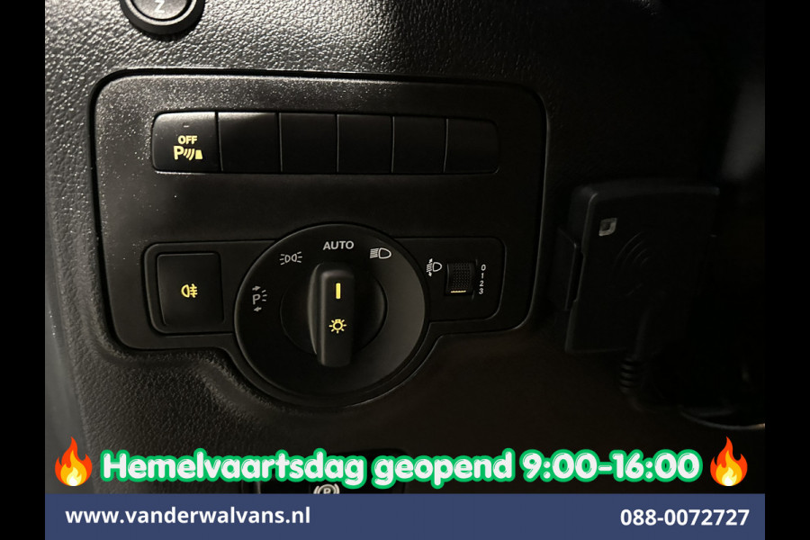 Mercedes-Benz Vito 116 CDI 164pk Automaat L3H1 Dubbele Cabine inrichting Euro6 Airco | 5-Zits | Camera | Apple Carplay 2500kg trekhaak, Cruisecontrol, Android Auto, Parkeersensoren