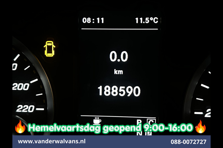 Mercedes-Benz Vito 116 CDI 164pk Automaat L3H1 Dubbele Cabine inrichting Euro6 Airco | 5-Zits | Camera | Apple Carplay 2500kg trekhaak, Cruisecontrol, Android Auto, Parkeersensoren