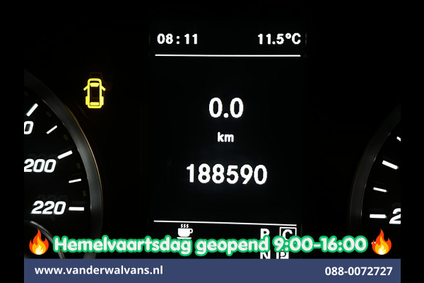 Mercedes-Benz Vito 116 CDI 164pk Automaat L3H1 Dubbele Cabine inrichting Euro6 Airco | 5-Zits | Camera | Apple Carplay 2500kg trekhaak, Cruisecontrol, Android Auto, Parkeersensoren
