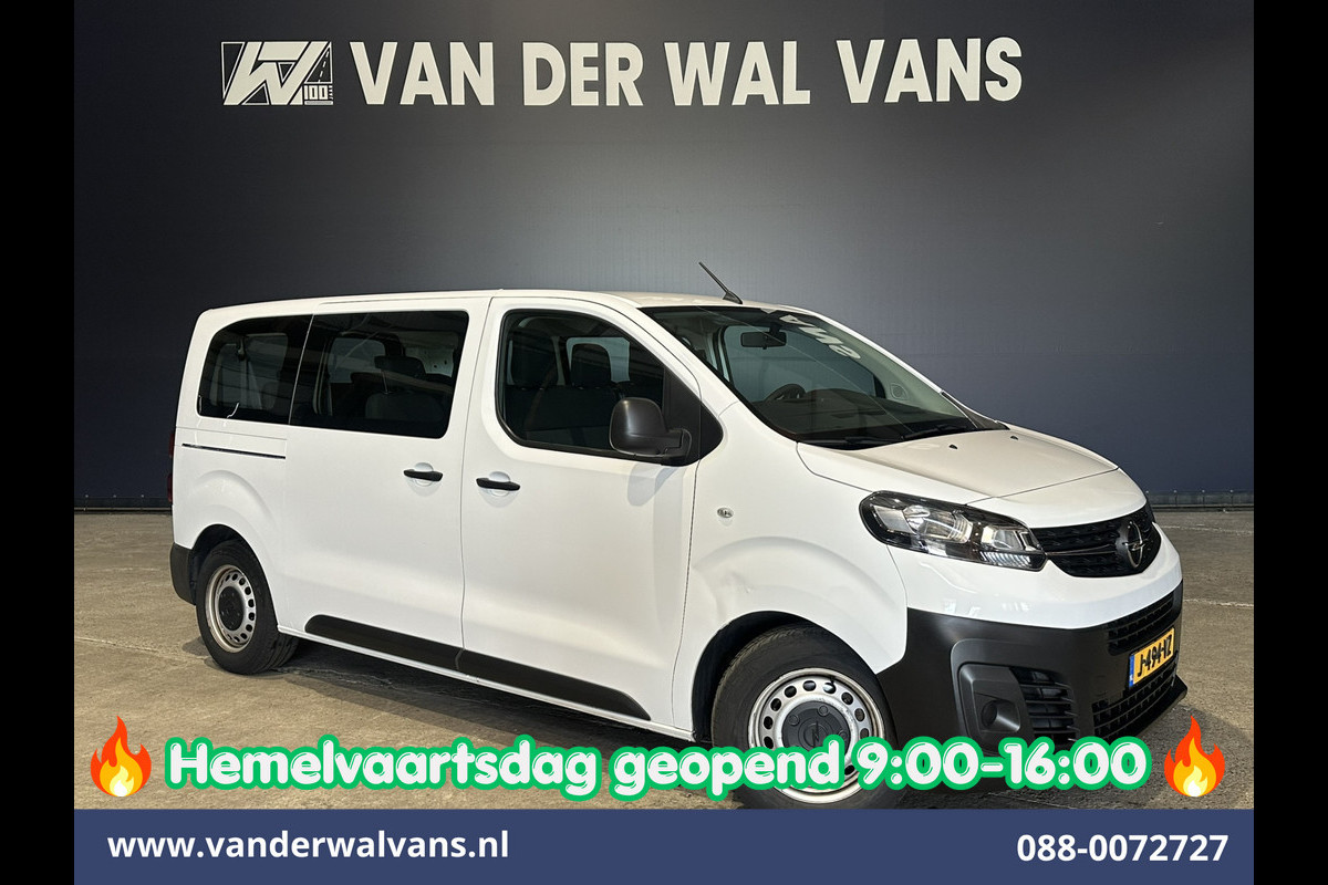 Opel Vivaro Combi 1.5 CDTI 120pk L2H1 Personenbus 9-Zits Euro6 Airco | Navigatie | Apple Carplay | Cruisecontrol Android Auto, Achterklep, Parkeersensoren