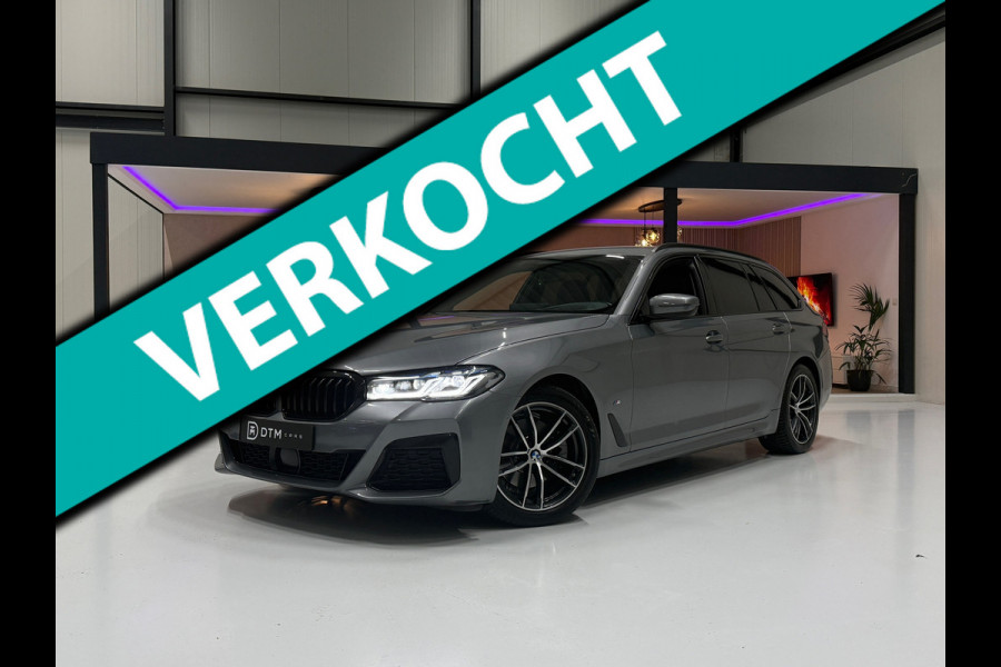 BMW 5 Serie Touring Trekhaak | BMW M-Pakket + Luchtvering | HUD | Virtual Cockpit | ACC | CarPlay | Memory | 360° | incl btw
